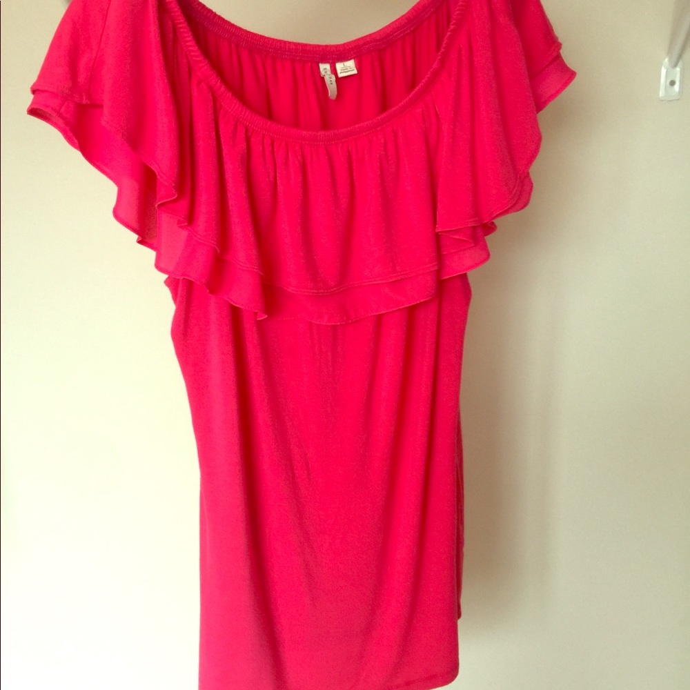 Hot Pink Shirt with Maxie Skirt